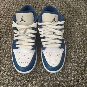 Nike Blue and White Sneakers